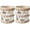 White, variant on Farmhouse Rustic Rattan Woven Tea Light Candle Holder Set of 2 - Hand Woven Seagrass White Glass Votive Tealight Candle Holder Hurricane, Indoor Outdoor for Summer Home Dining Table Holiday Decor
