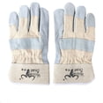 thumbnail image 1 of Guantes de trabajo de cuero - guantes de construcción y jardinería robustos - serraje de vacuno, 1 of 5