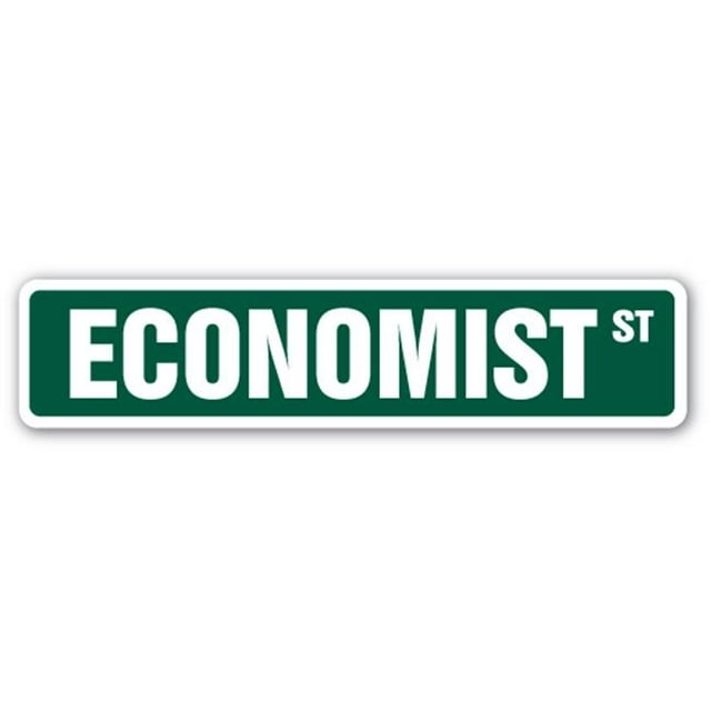 SignMission Economist SS-730- 7 x 30 in. Panneau de Rue Economist