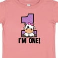 thumbnail image 4 of Inktastic 1st Birthday Cow Farm Party Girls 1 Year Old Girls Baby T-Shirt, 4 of 5