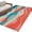Turquoise, variant on 3'x5' Rug for Living Room Bedroom, Teal Red Ocean Waves Washable Area Rugs Non-Slip Carpet Mats, Summer Beach Coastal Abstract Indoor Low Pile Area Rug Runner for Kitchen, Mudroom