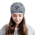 thumbnail image 2 of Naloa Anchors And Steering Wheel Soft Beanie Hat, Knit Beanie Daily Beanie in Fine Knit for Women Men Winter Travel, Outdoor, 2 of 7