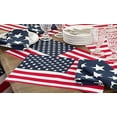 thumbnail image 2 of Fennco Styles Patriotic Collection Americana Star Spangled 100% Pure Cotton Table Linen, 2 of 6