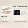 thumbnail image 3 of Heated Blanket Electric Wearable - Heating Throw Blanket with 10 Heating Levels - Heated Hoodie Blanket with Sleeves Hood Giftable for Women (50x60‘‘ Black), 3 of 6