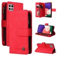 thumbnail image 1 of Case for Samsung Galaxy A22 5G Cover Zipper Pocket Wallet Case Magnetic Protective - Red, 1 of 5