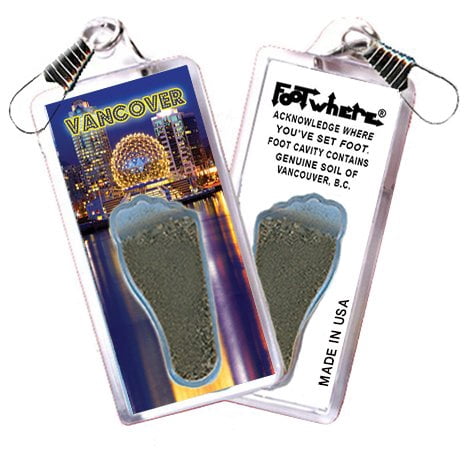 Vancouver FootWhere Souvenir Lanyards. (VC300 - Assorted) 6 Piece Set.