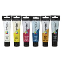 Daler-Rowney System3 Medium Body Acrylic Paints - Set of 6, Process Colors, 59 ml