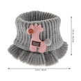 thumbnail image 2 of KAKOWELY 1Pcs Kids Scarves Woolen Yarn Knitted Warmth Winter Activities Adorable Child Scarf, 2 of 8
