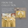 thumbnail image 4 of Elrene Home Fashions Caiden Elegance Damask Tablecloth, 70" Round, Gold, 4 of 7