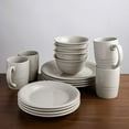 thumbnail image 4 of Martha Stewart Everyday Stoneware Dinnerware Set, White, 16 Piece, 4 of 4