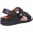 thumbnail image 3 of Strive Aruba Women's Leather Sandal With Three Adjustable Straps In Black Size 5.5/6, 3 of 6