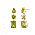 thumbnail image 4 of Welry 10kt Yellow Gold Peridot Drop Earrings, 4 of 4