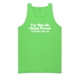thumbnail image 1 of I'm Not An Angry Person Neon Tank Top, 1 of 1
