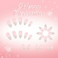 thumbnail image 4 of JROCHE 24 Pieces Reusable Holiday Nail With Festive Patterns Light weight Nail Stickers, 4 of 7