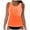 Orange, variant on COMVALUE Tankini Tops for Women 2026 High Neck Swimsuits Swim Top Modest Bathing Suit Swimwear Tank Top only No Bottom (Navy, L)