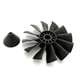 thumbnail image 3 of POWERFUN 70mm 12 Blades Ducted Fan EDF Unit with 4S 3400KV Brushless Motor for RC Airplane, 3 of 5