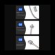 thumbnail image 3 of Manguito de Montaje Expuesto Protector de Cable de Acceso para de Control de Acceso Cerradura de Puerta de LíNea de Video, 3 of 5