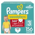 thumbnail image 1 of Pañales Pampers Swaddlers 360, talla 3, 156 unidades, un mes, 1 of 9