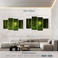 thumbnail image 4 of Elephant Stock Mossy Green Forest Wall Art - Horizontal Multi Panel Canvas - Living Room Wall Decor - Nature Multi Panel - Green And Decor - 75" x 48", 4 of 8