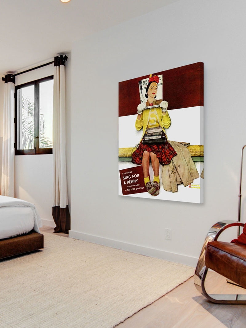 Marmont Hill 'Cover Girl' by Norman Rockwell Painting Print on Wrapped Canvas