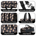 thumbnail image 3 of Teacher Tote Bag,Goldendoodle Dog Teacher Utility Tote Bag,Large Work Tote Bags for Women with Multiple Pockets,Top Zipper Closure,13.8x10.6x6.7 Inch, 3 of 5