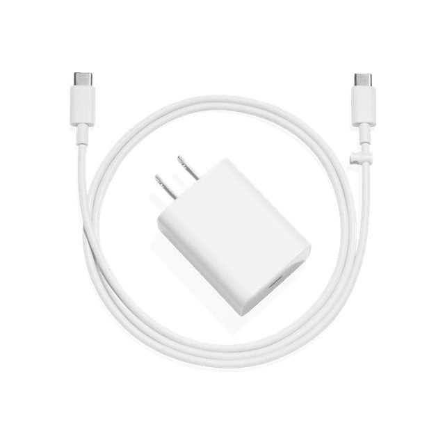 Google - Power adapter - 18 Watt - PD 2.0 (24 pin USB-C) - white