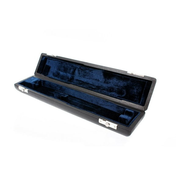 Siemonic 16 holes flute Case black Leather wooden c foot Flute bag
