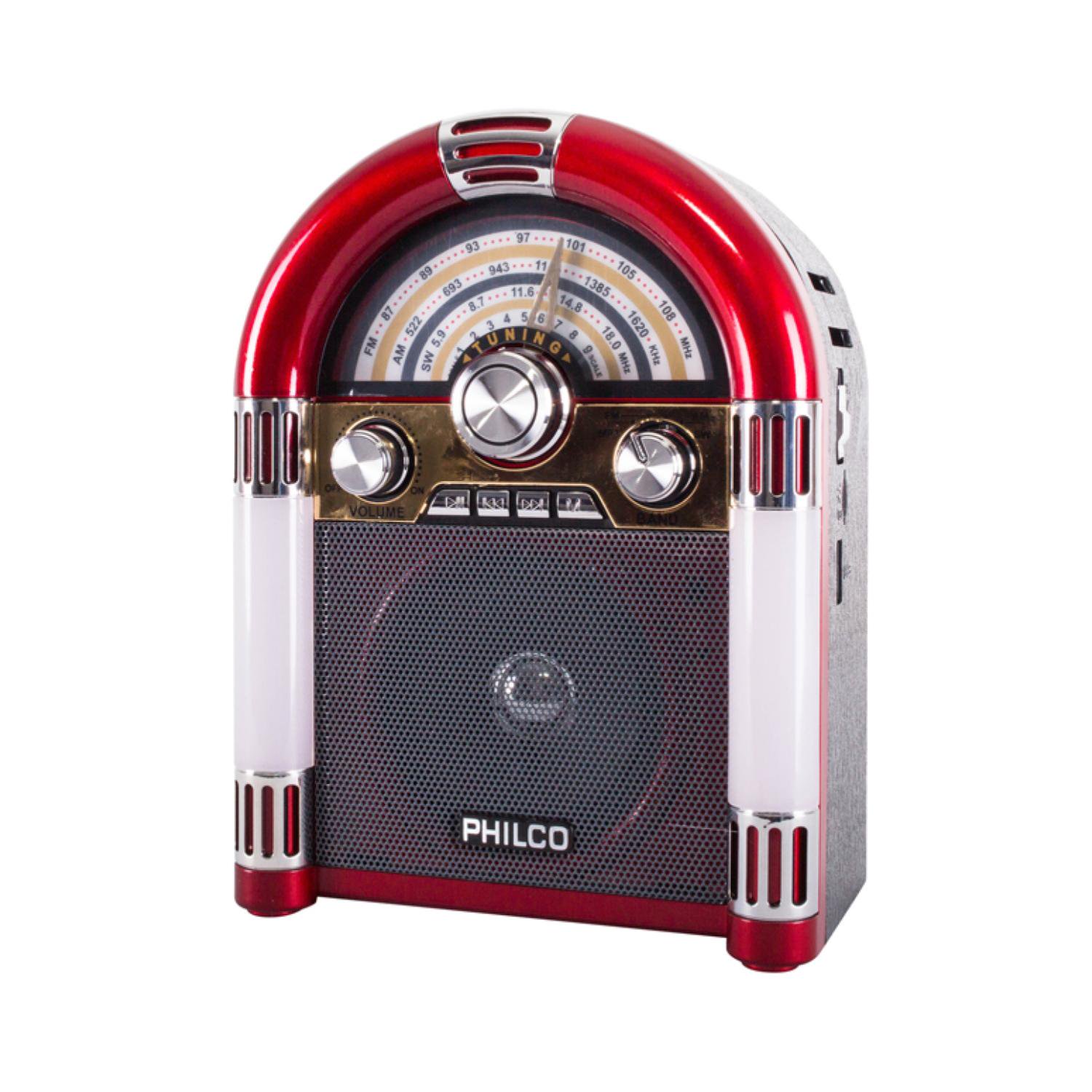 Radio Vintage Rockola Bluetooth Led Vw451 Philco Knasta Chile