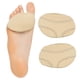 thumbnail image 1 of Almohadillas para pies, cojines metatarsianos para metatarsalgia, artritis y alivio del dolor sesamoideo, 1 par (grande, 2 unidades), 1 of 5