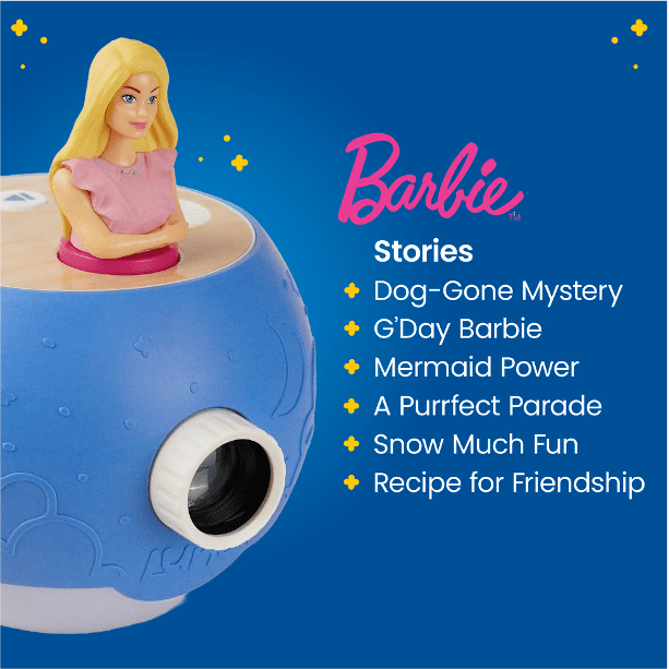 Luna StoryTime Barbie Dream Big Stories Character Cartridge - Projects 6 Inspiring Stories, Over 45 Minutes of Screen-Free Audio Content | Gift and Toy for Ages 3+