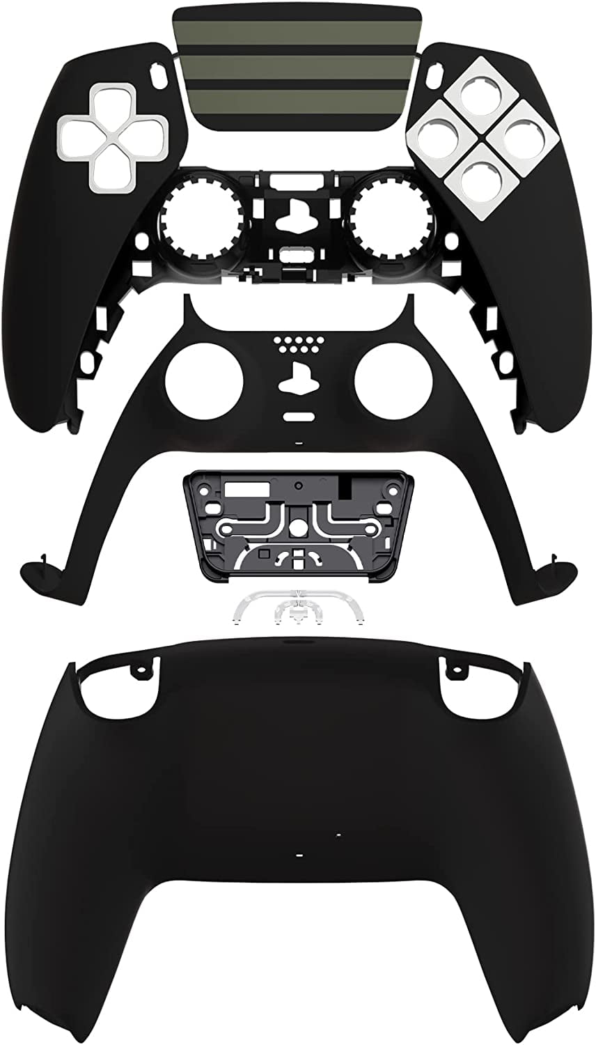 eXtremeRate Classics NES Style Replacement Full Housing w/Action Buttons Touchpad Cover for ps5 Controller BDM-010/020/030/040