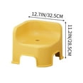 thumbnail image 3 of Small Step Stool Plastic Shower Stool Lightweight Stepping Stool 11 Inch Height Holds Up to 200 Pounds Bathroom Stool for Kitchen Bath Home Office Garage, 3 of 6