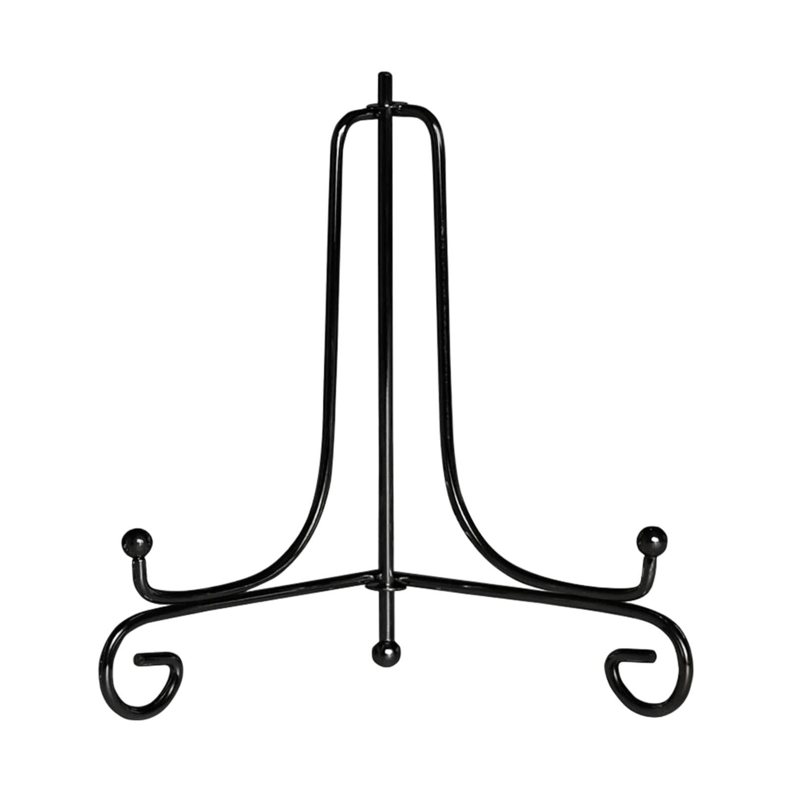 Iron Display Stand Easel Plate Holder Foldable Platter Stand Painting