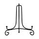 thumbnail image 1 of Soporte de exhibición de hierro, soporte de placa de caballete, soporte de plato de de arte, estante decorativo para libros de cocina, estante Negro 18 pulgadas Sunnimix Soporte de exhibición, 1 of 8