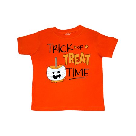 

Inktastic Halloween Trick or Treat Time Mummy Candy Apple Gift Toddler Boy or Toddler Girl T-Shirt