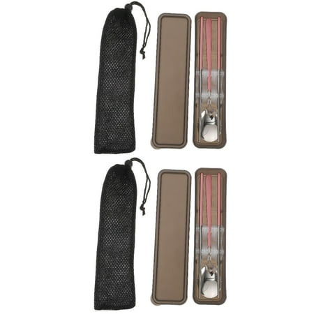 

2 Sets of Tableware Set Portable Tableware Set Picnic Utensil Lunch Tableware for Travel