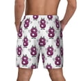 thumbnail image 4 of Uemuo Cute Number 8 Pattern Mens Swim Trunks Quick Dry Board Shorts with Mesh Lining, Stretch Beach Shorts Quick Dry No-Chafing Board Shorts-Large, 4 of 9