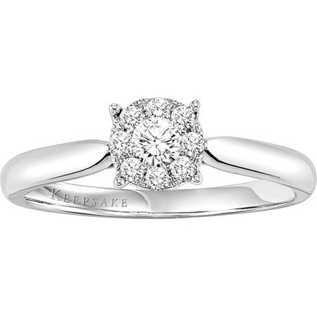 keepsake harmony 14 carat tw certified diamond sterling silver engagement ring - Sterling Silver Diamond Wedding Rings keepsake harmony 14 carat tw certified diamond sterling silver engagement ring - Sterling Silver Diamond Wedding Rings