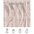 thumbnail image 5 of Orange Stripe Wrap Around Bed Skirts for Queen Bed 16" Drop,Bed Skirt with Adjustable Elastic Belt Dust Ruffle Bed Valance for Bedroom Hotel Modern Abstract Art Vertical Stripes Beige Bed Frame Cover, 5 of 7