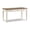 White-Brown, variant on Bowery Hill 2 Drawer Lift Top Writing Desk in White and Brown