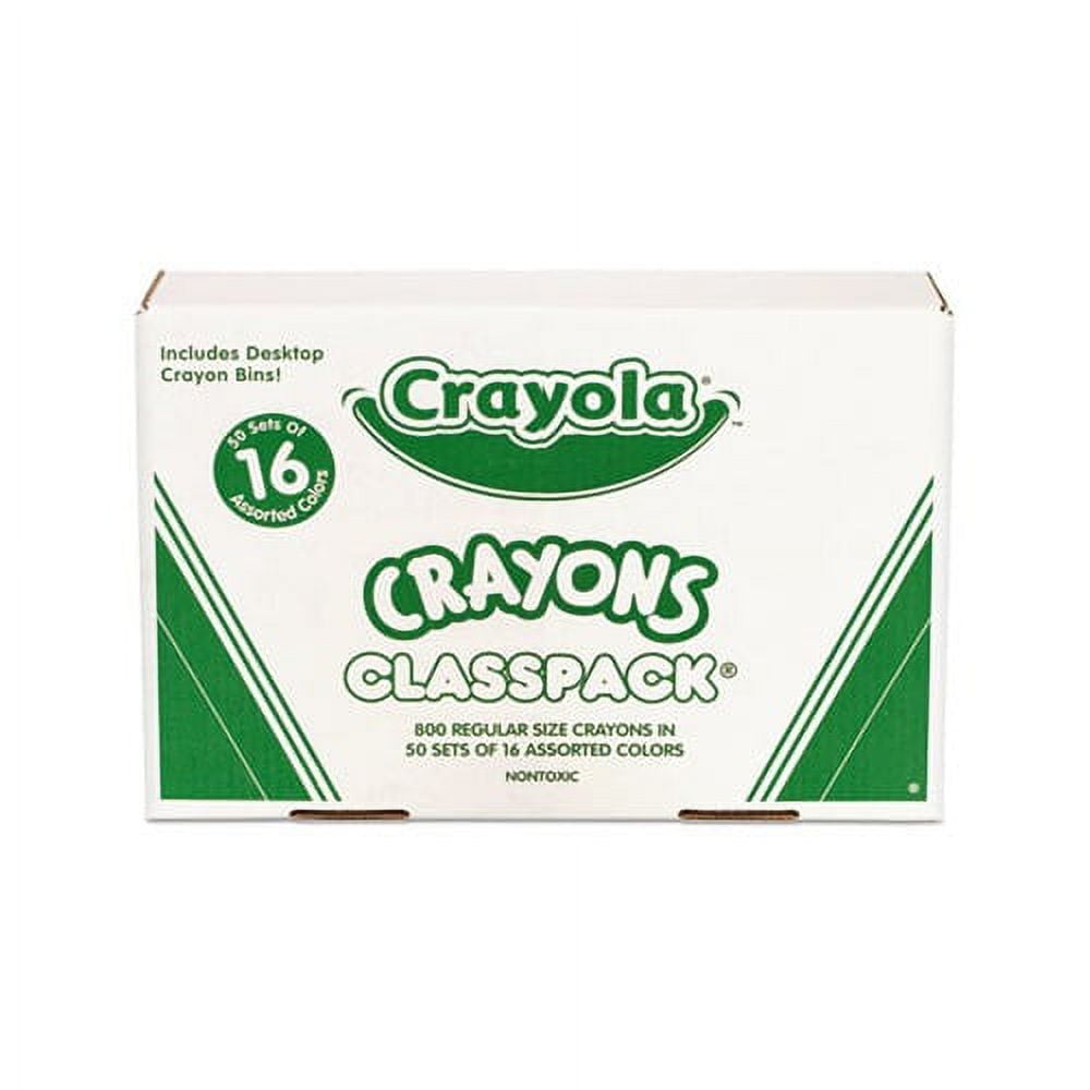 Crayola® Regular Crayons Classpack® Value Pack - 8 Colors, Set of 800