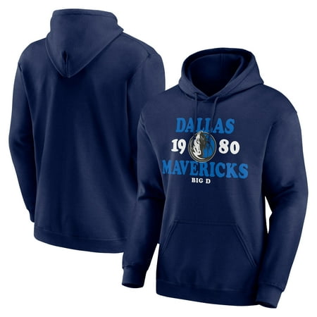 Men's Navy Dallas Mavericks Fierce Competitor Pullover Hoodie