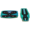 thumbnail image 1 of NRG Innovations NRG-PDL-250MC Car Pickup Truck Aluminum Automatic Transmission Foot Pedal Cover Plates with Rubber Trim Inserts, 1 of 4