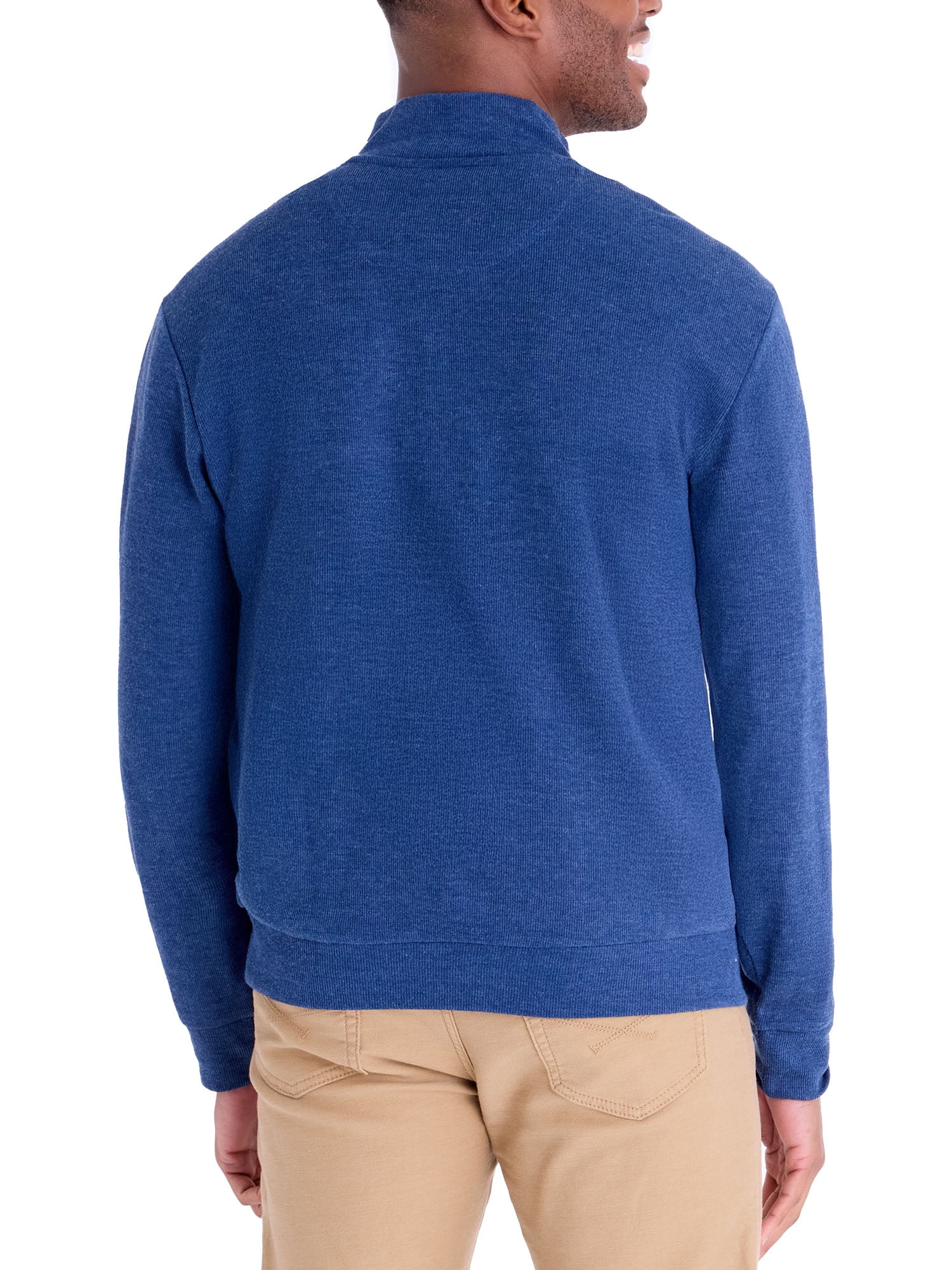 U.S. Polo Assn. Men's Quarter Zip Flatback