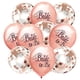 thumbnail image 2 of 10 globos de confeti de látex para despedida de soltera, decoración para despedida de soltera, suministros para despedida de soltera, boda, equipo de novia, 2 of 5