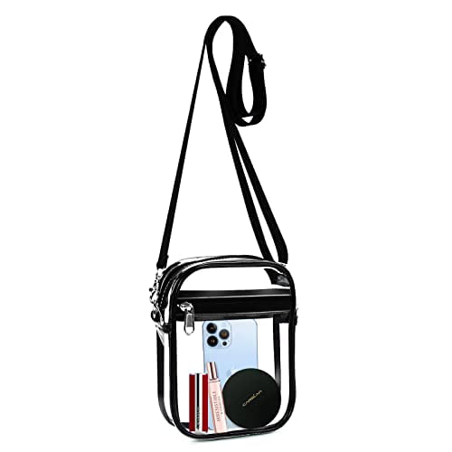 Concerts and Festival Clear Purse with Inner Pocket for Sports Clear Crossbody Bag for women Armiwiin Clear Bag Stadium Approved 