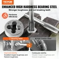 thumbnail image 2 of VEVOR Tap and Die Set, 110-Piece Include Metric Size M2 to M18, Bearing Steel Taps and Dies, Essential Threading Tool for Cutting External Internal Threads, with Complete Accessories and Storage Case, 2 of 9