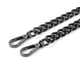 thumbnail image 5 of Cadena De Metal Cadena De Metal Correa de repuesto para bolso de hombro con asa de cadena de Bolso de metal de 120 cm (negro), 5 of 6
