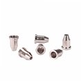 thumbnail image 3 of EeaseCA 6pcs Bullet Shape External Thread Guitar String Caps Mounting Buckle Through Body Ferrules Bushing Parts Guitar Accessories (Silver), 3 of 7