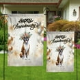 thumbnail image 4 of Happy Anniversary Boxer Celebrates Wedding Love Family Party Garden Flag 12x18in Double Sided Boxers Dog Lover Gifts Idea Outdoor Decor - 01015, 4 of 5